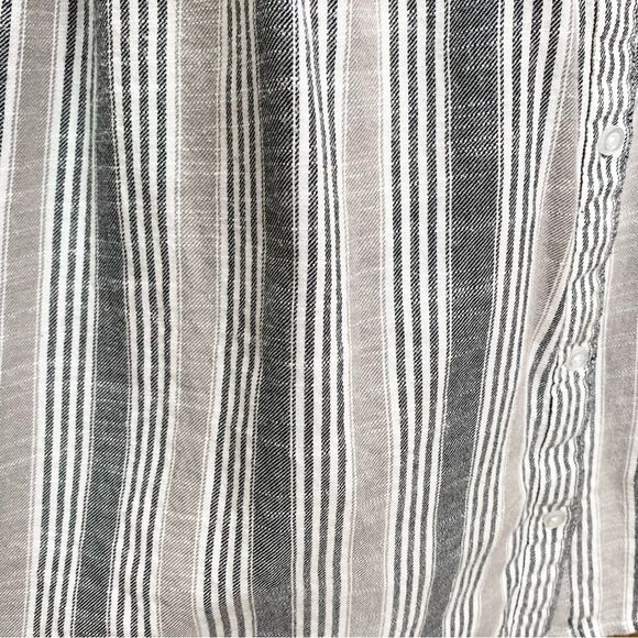 Japna Cotton Striped Shirt Dress Large - Picture 12 of 12